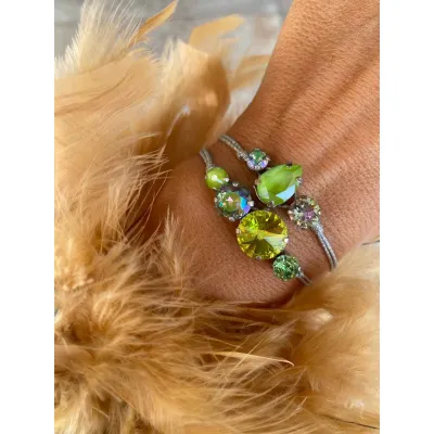 Lime Pop - Σετ Βραχιολιών με Κρύσταλλα Swarovski