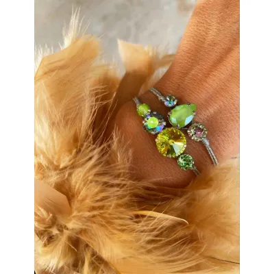 Lime Pop - Σετ Βραχιολιών με Κρύσταλλα Swarovski