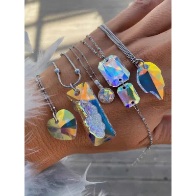 Heart Pendant / Iridescent