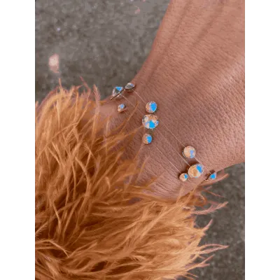 Silk Shimmer Βραχιόλια με Διάφανη Πετονιά & Κρύσταλλα Swarovski